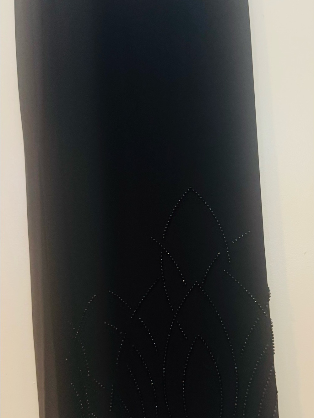 Black Embellished Women's Skirt